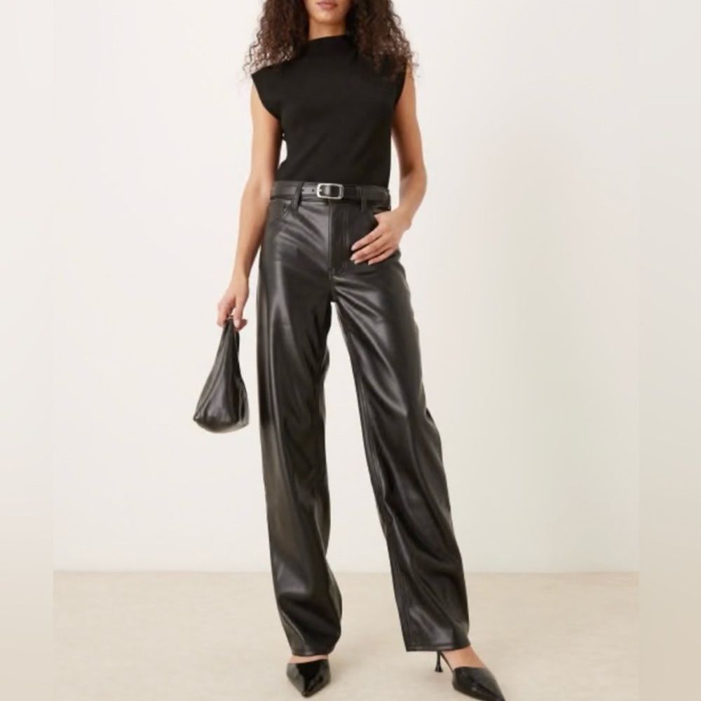 Black Leather Pants